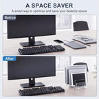 Chunful 5 Slot Adjustable Vertical Laptop Stand for Desk - Image 5