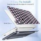 May Chen for M5 MacBook Air 13.6 Inch Case 2026 2025 2024-2022 Release M5 A3449 M4 A3240 M3 A3113 M2 A2681, Plastic Hard Shell Case for MacBook Air 13.6" with Retina Display, Black Dots - Image 6