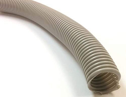 Electriduct 2" Split Wire Loom Tubing Polyethylene Corrugated Flexible Conduit (2 Inch ID) - Gray - 25 Feet by Electriduct