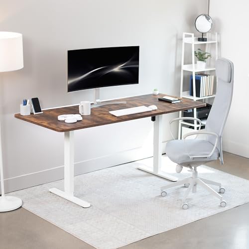 VIVO Rustic Vintage Brown 71 x 30 in Standing Desk, DESK-KIT-0W7N - Image 4