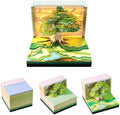 3D Calendar 2027, Tear-Away Desk Calendar, Paper Art Memo Pad, LED Light (Tree of Fated Encounters) by Unknown