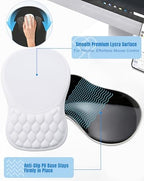 Ergonomic Mouse Pad with Sloped Memory Foam Wrist Rest - Image 5
