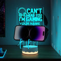 CoolGift Mart Customized Light up Headset and Controller Stand, 16 Colors 3D LED Lights Gamepad Headphone Holder with Remote Control, Game Controller Hanger for All Universal Gaming PC Accessories by CoolGiftMart