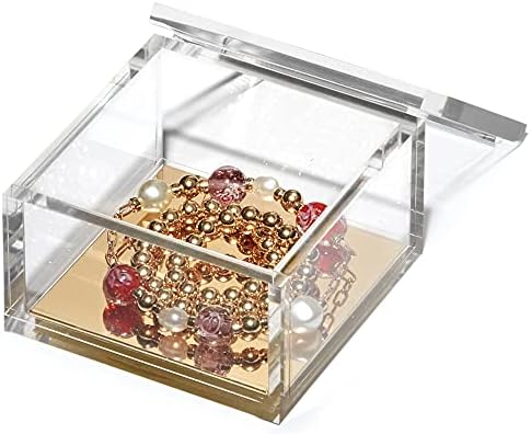OfficeGoods Acrylic Desk Organizer with Gold Base, Small - Image 6