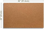 Manton Cork 24" x 36" x 1/2" Thick Cork Sheet, 100% Natural and Sustainable Cork Bulletin Boards. Perfect for Home, School, and Office - Image 5
