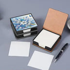 4pcs DIY PU Diamond Painting Sticky Notes Holder Set - Image 3