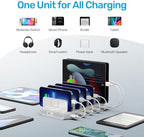 Unitek 10-Port Charging Station, USB Charger Organizer for Multiple Device - Image 3