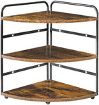 IBUYKE Corner Shelf,Wood Kitchen Spice Organizer,Brown TWJ002H - Image 4