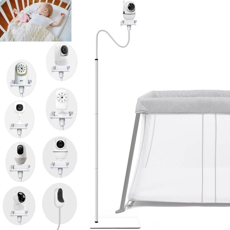 Baby Monitor Floor Stand Holder Mount Compactible for Nanit Pro & Flex Stand,Infant Optics DXR-8 Pro,VTech,Momcozy,HelloBaby,VAVA,nooie IPC100,Motorola VM75/VM50G/VM44 by EYSAFT