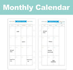 PU Leather Personal Notebook Planner with 80 Pages Loose-Leaf Papers 6 Holes Ring Binder Pen Holder Magnetic Buckle (Green Faux Crocodile Texture, A6 Gift Box) - Image 4