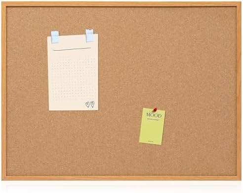 Cork Board Bulletin Board 30 x 42, Oak Framed 4x3 Corkboard by Justdowhatyouwanttodo