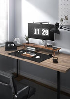 Desk Shelf for Top of Desk (Mahogany) Mid Century Modern Monitor Stand (39.37 × 9.45 × 4.72 inches) - Image 5