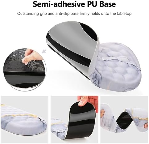 Ergonomic Mouse Pad with Wrist Support and Keyboard Wrist Rest Set - Image 4