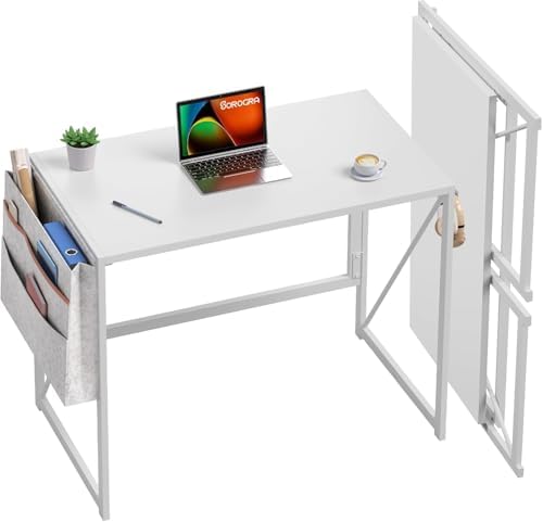 31.5" Folding Computer Desk with Headphone Hook & Storage Bag by Unknown