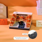 3D Calendar 2027, Unique 3D Memo Pad Tear Away Time Piece Calendar, Fun DIY Paper Carving Art 3D Desk Calendar Notepad Gift for Christmas, New Year (Venice) - Image 3