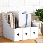 Thenshop 24 Pcs Magazine Files Cardboard Holders,Classic,White - Image 6