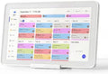 Mezed 21.5 Inch Digital Calendar, Touchscreen Wall‑Mount, White by Mezed