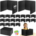 30 Pack Desk Dividers for Students, Waterproof Durable Plastic Testing Dividers Privacy Folders for Classroom, Easy to Clean, Desk Privacy Panel Classroom Shield Folder Boards Teacher Supplies by IKAYAS