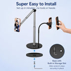 Mistriddle Magnetic Overhead Phone Stand, Adjustable Arm with Extension Rod - Image 6