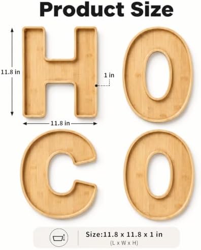 4 Pcs HOCO Letters Food Trays Homecoming Decorations 2026 - Image 2