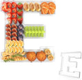 13.8" Acrylic Letter Charcuterie Tray,Fillable Alphabet Box (Letter E) by Tdsuco