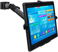 Mount-It! Carbon Fiber Car Headrest Tablet Holder, Back Seat iPad & Tablet Mount for Kids, Adjustable 7–11 Inch Rear Seat Holder for Galaxy & Fire Tablets, Road Trip Travel Mount by Mount-It