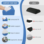 Work Foot Rest Under Desk,Ergonomic Footrest & Washable Cover Blue - Image 6