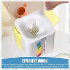 5-in-1 Cube Sticky Note Holder Dispenser with Notes Tabs Roll for Desk Organization - Image 5