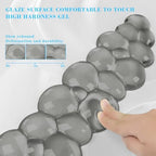 Gel Cloud Keyboard and Mouse Wrist Rest, Cute Wrist Support and Arm Support Keyboard Rest for Keyboard and Mouse Typing Pain Relief，Suitable for Office/Computer/Laptop/Gaming (Gray) - Image 4
