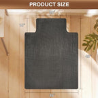 Office Chair Mat for Hardwood Floor, 36" x 48" Non-Slip Office Chair Mat for Rolling Chair, Heavy Duty Textilene Floor Protector for Hardwood Tile, Desk Computer Chair Mat for Home Office, Black - Image 2