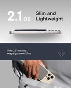 MOFT Magnetic Wallet Stand Compatible with iPhone 17/16/15/14/13/12 Series, Angle Adjustment & Magsafe Compatible MOVAS Phone Stand,Navy Blue - Image 2