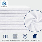 GLIMGLINT Microfiber Cleaning Cloth, 150 Pack Towels for Cars 14 X12 Inch - Image 3