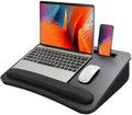 HUANUO Laptop Lap Desk with Cushion, Fit up to 17" Laptop, Black by HUANUO