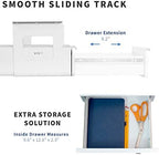 VIVO White 12 x 14 inch Under Desk Drawer, DESK-AC03L-W - Image 4