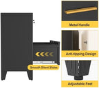 2 Drawer File Cabinet with Lock, Small Filing Cabinet for Home Office - Image 5