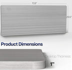 VIVO Dark Gray 71 x 30 in Solid Table Top, DESK-TOP71G - Image 3