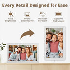 Dragon Touch 21.5" Digital Calendar Chore Chart – 1080P Full HD Interactive Touchscreen, Smart Family Planner, Hearth Display Digital Wall Calendar & Desk Mountable for Seamless Scheduling - Image 7