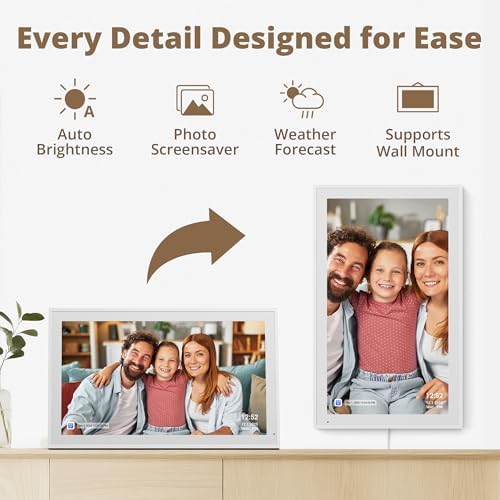 Dragon Touch 21.5" Digital Calendar Chore Chart – 1080P Full HD Interactive Touchscreen, Smart Family Planner, Hearth Display Digital Wall Calendar & Desk Mountable for Seamless Scheduling - Image 7