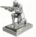Knight Pen Holder Pen Stand Desk Organizer and Accessories Silver by HDMbigmiHomeDecorations