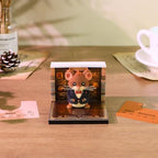 2027 3D Paper Carving Desk Calendar With LED Light (Mr. Mouse) - Image 5