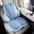 FLORICH Car Seat Cushion and Back Support for Car Ultrathick Memory Foam Office Chair Cushions with Lumbar Support Pillow for Sciatica & Back & Tailbone Pain Relief (Blue) by FLORICH