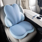 FLORICH Car Seat Cushion and Back Support for Car Ultrathick Memory Foam Office Chair Cushions with Lumbar Support Pillow for Sciatica & Back & Tailbone Pain Relief (Blue) by FLORICH