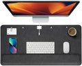 Magnetic Desk Mat System with Wrist Support 80×40cm, Premium Leather Desk Pad with Magnetic Accessories, Waterproof Non-Slip Desk Organizer for Office & Gaming by Promattoo