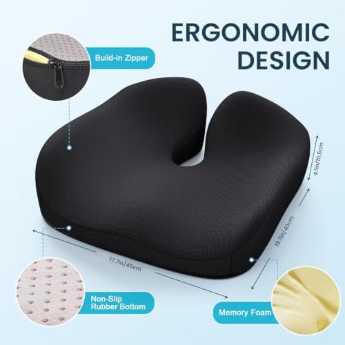 Benazcap Memory Foam Seat Cushion - Image 5