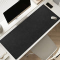 Leather Desk pad for Computer and laptops, Ideal for Gaming and Office use, Large Mouse pad and Keyboard mat,Desk mat Special for man. A complimentary Wrist pad and Phone Stand (Black, 39.37"*17.7") by Metuihandmadehomedecoration