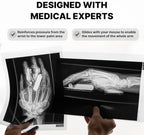 DELTAHUB Carpio 2.0 - Right-Handed Truly Ergonomic Wrist Rest for Mouse, Carpal Tunnel Support, Pain Relief, Anti-Fatigue, Easy Glide, Sleek, Office, Computer, Laptop, Gaming - Large, Black - Image 4