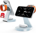 3 in 1 Charging Station for Apple Devices,Mag-Safe Charger Stand Fast Charging,Wireless Charger for iPhone 16/15/14/13/12 Series,& AirPods,& iWatch(USB Charger Included) by LONGCONN
