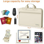 Tamfile Fireproof Accordion File Organizer with Lock, Document Organizer - Image 5
