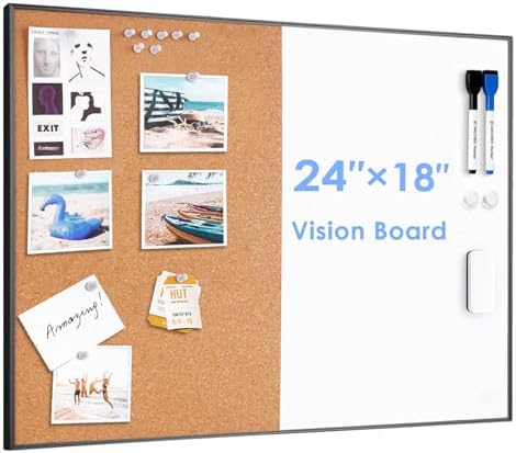 ARCOBIS Cork Board White Board Combo by ARCOBIS