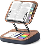 Lap Bean Bag Book Holders for Reading Hands Free, Adjustable Book Stand by HUMANCOZY